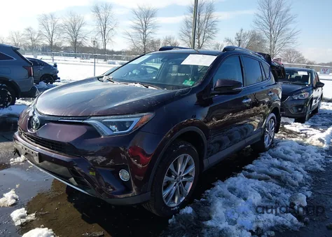 2018 Toyota Rav4 Limited z USA, uszkodzony, nr VIN 2T3DFREV5JW831760